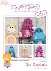Super Skattig- Nº15017- Felting The Dragons- English/Dutch/Portuguese