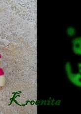 polymer clay snowman