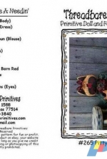 Threadbare Primitives #265-Pitty and Pat by Susan Dean -2007
