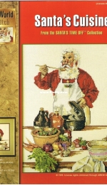 StitchWorld X-stitch Leaflet 03-102 Santa`s Cuisine XSD