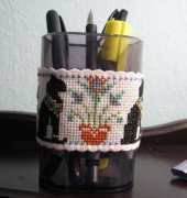 Egyptian pencil cup