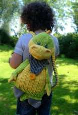 Colorful dreams - Olga Muzalevskaya - Dinosaur backpack  - Translated