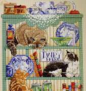 Janlynn #023-0316 - Cats in the Kitchen