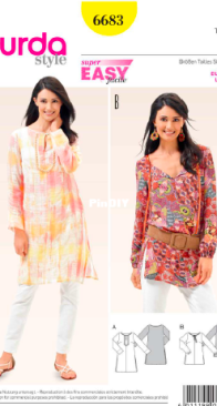 Burda Style - 6683 - Tunic