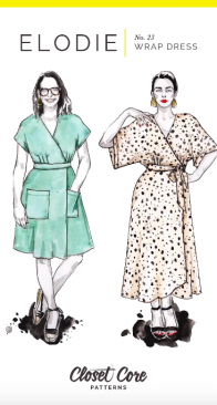 Closet Core Patterns - Elodie Wrap Dress - English