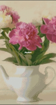 Peony in Vase by Natalia Supenko (Nensi) XSD