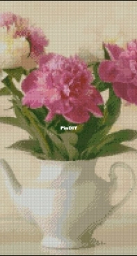 Peony in Vase by Natalia Supenko (Nensi) XSD