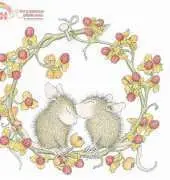 HAED HAEHOM 102 Wreath of Love by Ellen Jareckie, House-Mouse Designs XSD