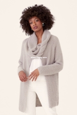 007 Cowl Cardigan by Lisa Richardson - Mode Collection One by Rowan Team
