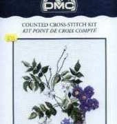 DMC XC0540 Bouquet of blue and white flowers pcs