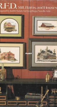 Graphique Needle Arts - Book 16 - R.F.D. Mill, Barns, and Houses by Judith Sandy