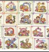 The Story About Alphabet - AS 023-123 - Apple Cross Stitch