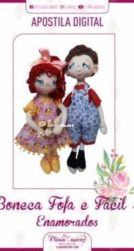 Flavia Queiroz - Cute and Easy Doll 3-In Love -   - Boneca Fofa e Fácil 3.-Enamorados - Portuguese