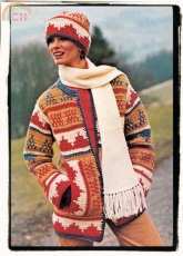Yesterdays Magic - Wendy Macey - Multi Colour Aztec Jacket & Hat