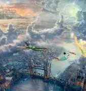 Candamar 52502 Tinker Bell and Peter Pan Fly to Neverland