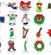 Janome Memory Card-1007 Christmas - Machine Embroidery/ME