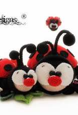 Mala Designs - Mandy Herrmann - Family of Ladybugs - German