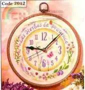 Vervaco VE 46.433 - PN-0012709 Lavender Clock XSD