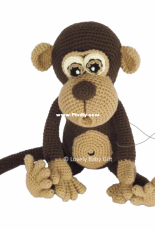 Lovely Baby Gift - Viktorija Dineikiene - 147 Monkey Crochet Pattern- Spanish