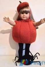 American Girl Pumpkin Costume 18"inch by Lorraine Jordan
