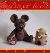 Babsies Hook - Barbara Saboth - Bruno the bear and the bees - German