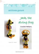 Ami Loves Gurumi - Karin Godinez - Jack the Diving Frog - free