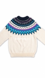 Adult Yoke Sweater by Yarnspirations Design Studio - Free