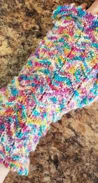 Reed Rune Fingerless Gloves by Ewe Felty Thing-Free