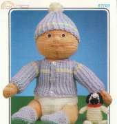 -Annies -Jonna Jones - Bitty Babys Sweater & Cap