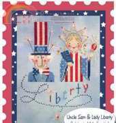 Brookes Books - Happy 4th Of July - Uncle Sam And Lady Liberty