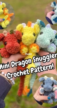 Just A Mom Crocheting - JustAMomCrocheting - Skyelar Bryson - Bennie the Mini Dragon Snuggler