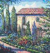 Artecy Cross Stitch - A French Garden by Fred Marsh