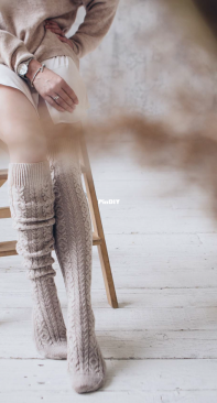 Dolce Vita Socks by Zyaparova Masha  - Russian