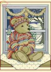 Design Works 5447 Bear by the Window XSD