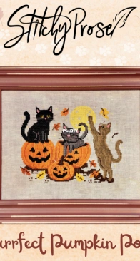 Stitchy Prose  - #50 - Purrfect Pumpkin Posse by Holly Freeman