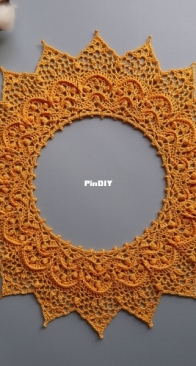 Papushoi Patterns - Polina Papushoi - Doily #15 The Sun - English