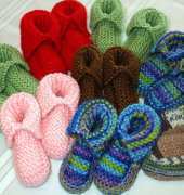 MommaBearKnits2-Magic Number Baby Booties