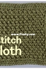 Jayda Institches - Moss Stitch Dishcloth - free
