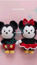 Aquariwool - Nguyễn Thanh Hương - Mickey and Minnie - Mickey e Minnie  - Portuguese - Translated