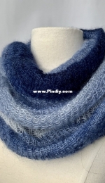 Mohair Ombre Cowl by Iris Schreier