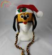 Desert Diamond Crochet - Rebecca Goldsmith- Santa Puppy Hat