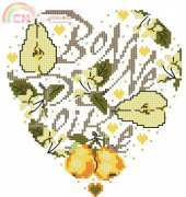 Isabelle Vautier IV-Coeur Saison 6 Pear heart /50095 Bonne Poire