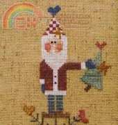 Fanci That 59 - Folk art Santa and tree