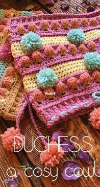 The Floral Hook - Jen Tyler - DuchessA Cosy Cowl