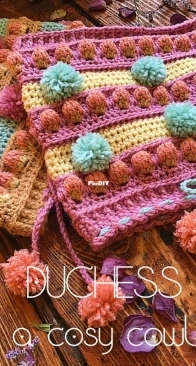 The Floral Hook - Jen Tyler - DuchessA Cosy Cowl