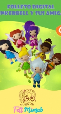 Felt Mimab - Digital Booklet 6 - Tinkerbell And Her Friends - Folleto Digital 6 - Tinkerbell y sus Amigas - Spanish