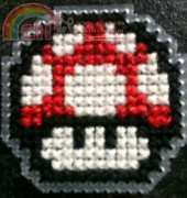 Sparkly Super Mario Mushroom