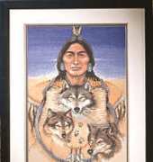 Dimensions 35050 Native Wolf Trio