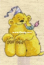 Hello Archie by Margaret Sherry - Party on from Cross Stitcher UK 156 January 2005 (PCS)