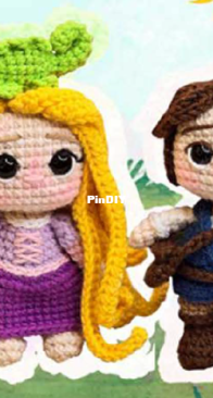 Paws Crochet - Angie -  Tangled Pack - Pack Enredados - Spanish